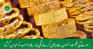 سونے کی قیمت آسمان سے باتیں کرنے لگی نیا ریکارڈ سب کو حیران کرگیا