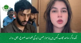 ٹک ٹاکر سامعہ حجاب کیس میں نیا موڑ حسن زاہد کی ضمانت منسوخ، جیل روانہ