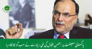 پاکستانی معیشت پر احسن اقبال کی نئی رپورٹ نے سب کو چونکا دیا