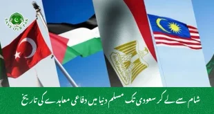 شام سے لے کر سعودی تک مسلم دنیا میں دفاعی معاہدے کی تاریخ