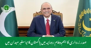صدر زرداری کا اہم پیغام رومانیہ میں پاکستان کا نیا سفیر میدان میں
