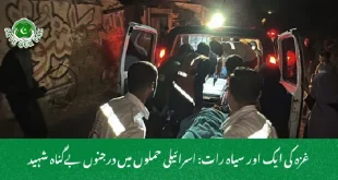 غزہ کی ایک اور سیاہ رات: اسرائیلی حملوں میں درجنوں بےگناہ شہید