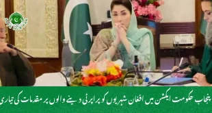 پنجاب حکومت ایکشن میں افغان شہریوں کو پراپرٹی دینے والوں پر مقدمات کی تیاری