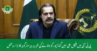 پی ٹی آئی میں ہلچل علی امین گنڈا پور کو ہٹانے کی خبر پر بیرسٹر گوہر کا بڑا ردِعمل