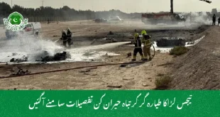 تیجس لڑاکا طیارہ گر کر تباہ حیران کن تفصیلات سامنے آگئیں