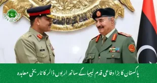  پاکستان کا بڑا دفاعی قدم لیبیا کے ساتھ اربوں ڈالر کا تاریخی معاہدہ