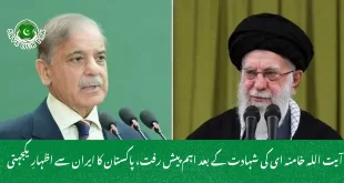 آیت اللہ خامنہ ای کی شہادت کے بعد اہم پیش رفت، پاکستان کا ایران سے اظہارِ یکجہتی
