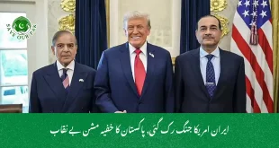 ایران امریکا جنگ رک گئی, پاکستان کا خفیہ مشن بے نقاب