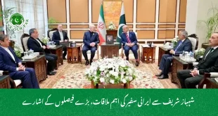  شہباز شریف سے ایرانی سفیر کی اہم ملاقات، بڑے فیصلوں کے اشارے