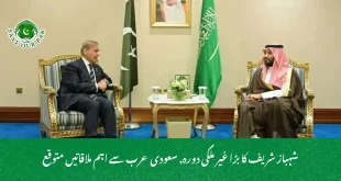 شہباز شریف کا بڑا غیر ملکی دورہ, سعودی عرب سے اہم ملاقاتیں متوقع