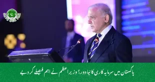  پاکستان میں سرمایہ کاری کا نیا دور؟ وزیراعظم نے اہم فیصلے کر دیے
