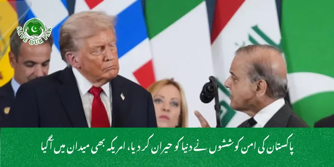 پاکستان کی امن کوششوں نے دنیا کو حیران کر دیا، امریکہ بھی میدان میں آگیا